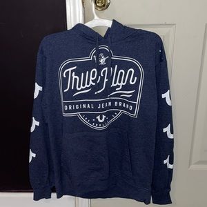 True Religion navy blue hoodie